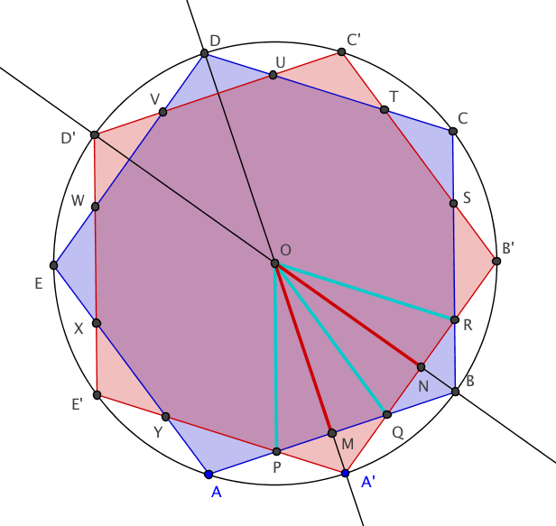 dod�cagone dans pentagone