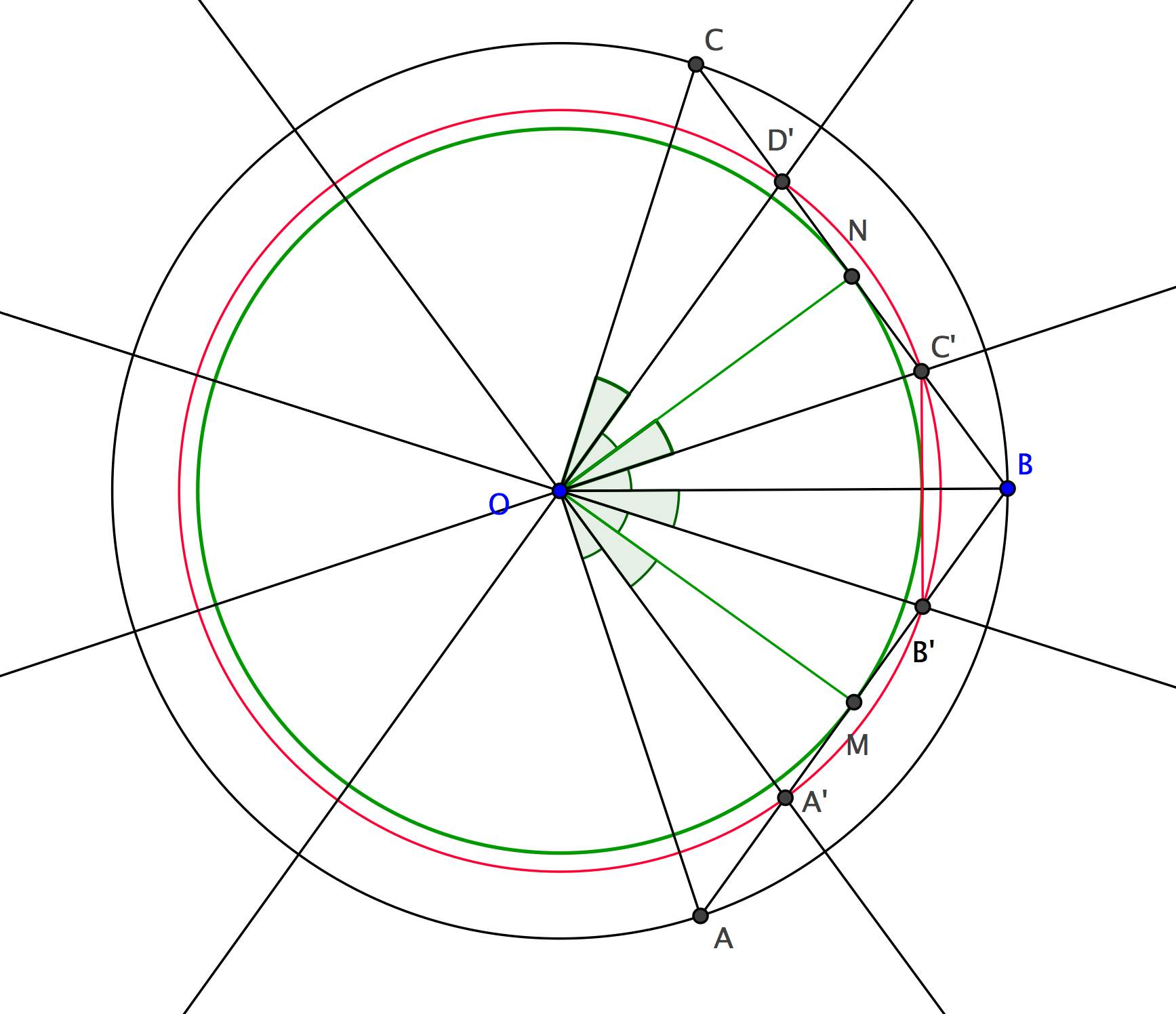 construction du décagone